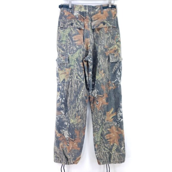 Field Staff Mens 28x30 Mossy Oak Camouflage Cargo Pants Outdoor Hunting Wear - Picture 2 of 9